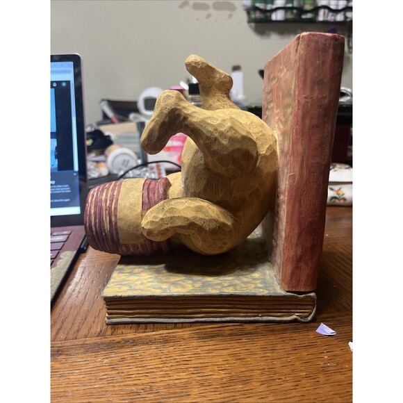 VTG Classic Winnie the Pooh Boodends “Velveteen” Shows Minor Aging - Picture 3 of 10